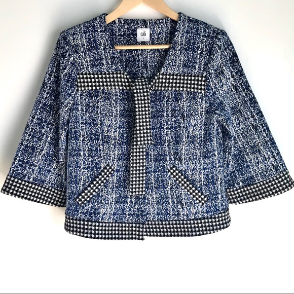 CAbi Jackets & Blazers - CABI Blazer 21 Club Jacket Short Sleeve Size S